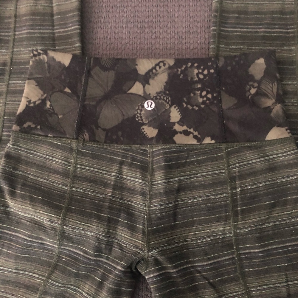 Lululemon long leggings green